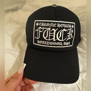 Chrome Hearts fashion inspired Black Cap